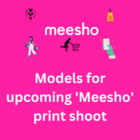 Models for upcoming 'Meesho' print shoot