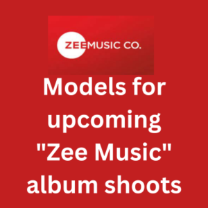 Models for upcoming Zee Music album shoots