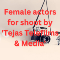 Actors for shoot by 'Tejas Telefilms & Media'