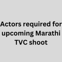 Actors for upcoming Marathi TVC shoot