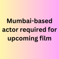Mumbai-based actor required for upcoming film
