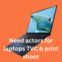 Need actors for 'HP laptops' TVC & print shoot