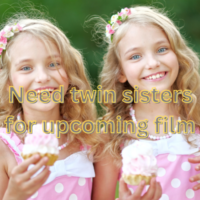 Need twin sisters for upcoming film