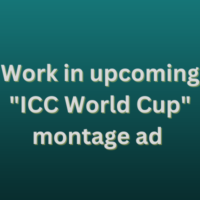 Work in upcoming ICC World Cup montage ad