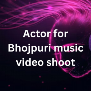 Actor for Bhojpuri music video shoot