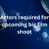 Actors required for upcoming big film shoot