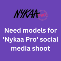 Need models for 'Nykaa Pro' social media shoot