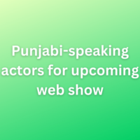 Punjabi-speaking actors for upcoming web show