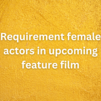 Requirement female actors in upcoming feature film
