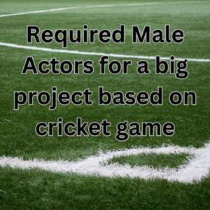Actors for a big project based on cricket game
