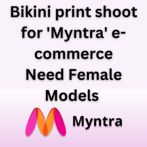Bikini print shoot for 'Myntra' e-commerce 