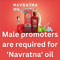 Male promoters are required for 'Navratna' oil