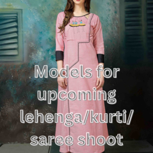 Models for upcoming lehengakurtisaree shoot