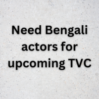 Need Bengali actors for upcoming TVC