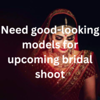 Need good-looking models for upcoming bridal shoot