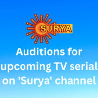 Auditions for upcoming TV serial on 'Surya' channel