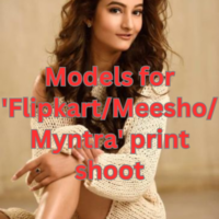 Models for 'FlipkartMeeshoMyntra' print shoot