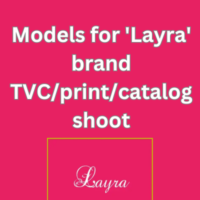 Models for 'Layra' brand TVCprintcatalog shoot
