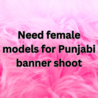 Need female models for Punjabi banner shoot