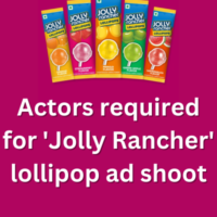 Actors required for 'Jolly Rancher' lollipop ad shoot