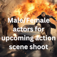 MaleFemale actors for upcoming action scene shoot