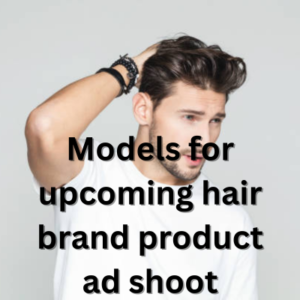 Models for upcoming hair brand product ad shoot