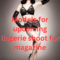 Models for upcoming lingerie shoot for magazine 