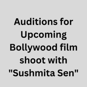 Upcoming Bollywood film shoot with Sushmita Sen