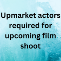 Upmarket actors required for upcoming film shoot