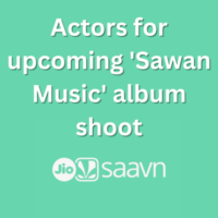 Actors for upcoming 'Sawan Music' album shoot