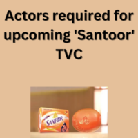 Actors required for upcoming 'Santoor' TVC