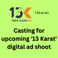 Casting for upcoming '13 Karat' digital ad shoot