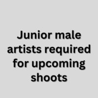 Junior artists required for upcoming shoots