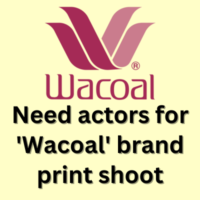 Need actors for 'Wacoal' brand print shoot