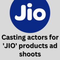 Casting actors for 'JIO' products ad shoots