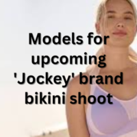 Models for upcoming 'Jockey' brand bikini shoot
