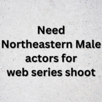 Need Northeastern actors for web series shoot