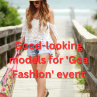 Good-looking models for 'Goa Fashion' event