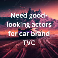Need good-looking actors for car brand TVC