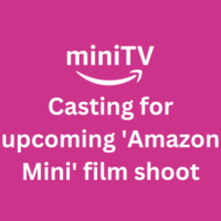 Casting for upcoming 'Amazon Mini' film shoot in Bangalore