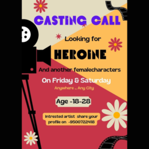 Looking for actresses in the upcoming shoots