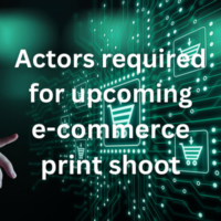Actors required for upcoming e-commerce print shoot