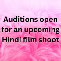 Auditions open for an upcoming Hindi film shoot
