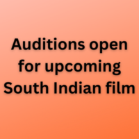 Auditions open for upcoming South Indian film