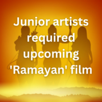 Junior artists required upcoming 'Ramayan' film