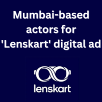 Mumbai-based actors for 'Lenskart' digital ad