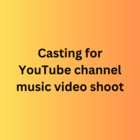 Casting for YouTube channel music video shoot