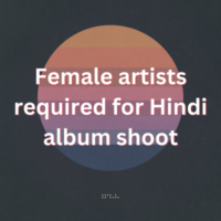 Female artists required for Hindi album shoot