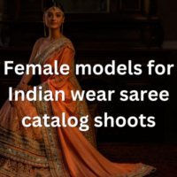 Female models for Indian wear saree catalog shoots