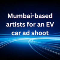 Mumbai-based artists for an EV car ad shoot